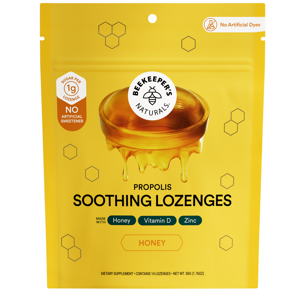 Soothed honey lozenges
