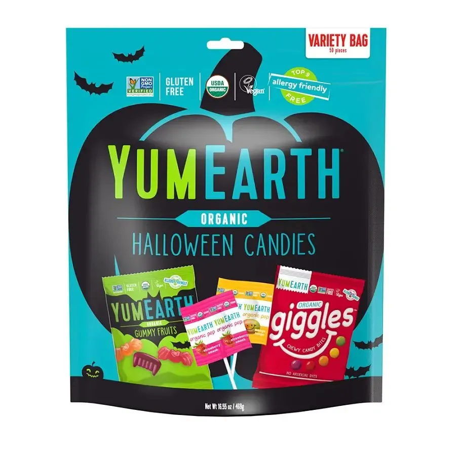 Organic Halloween Variety Bag 50 count