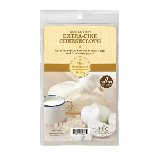 Mrs. Anderson 100% Cotton Unbleached Cheesecloth 3 square yards