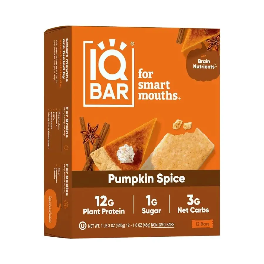 Seasonal Pumpkin Spice Plant Protein Bar