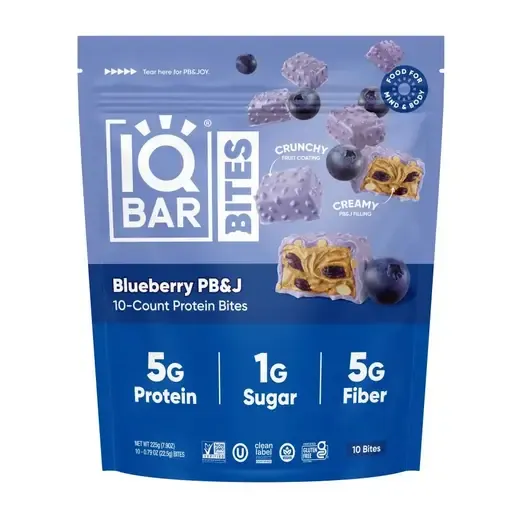 Blueberry PB&amp;J Protein Bites 10 count