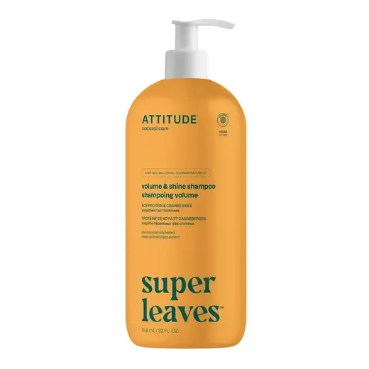Attitude Super Leaves Soy Protein &amp; Cranberries Volume &amp; Shine Shampoo 32 fl. oz.
