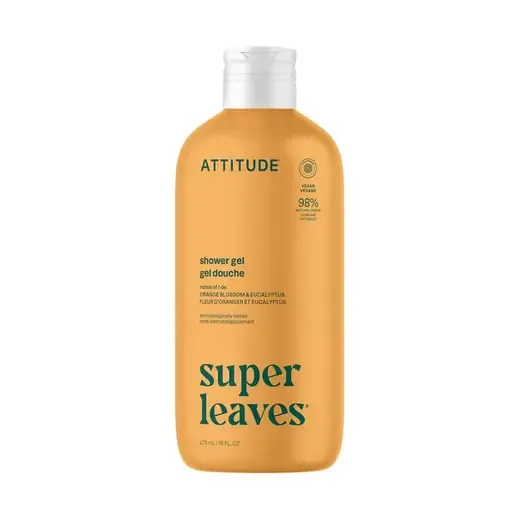 Attitude Super Leaves Orange Blossom &amp; Eucalyptus Shower Gel 16 fl. oz.