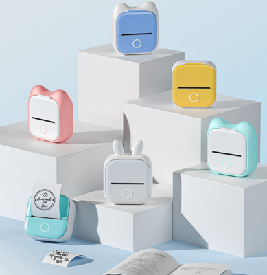 Small Mini Thermal Label Printer Home