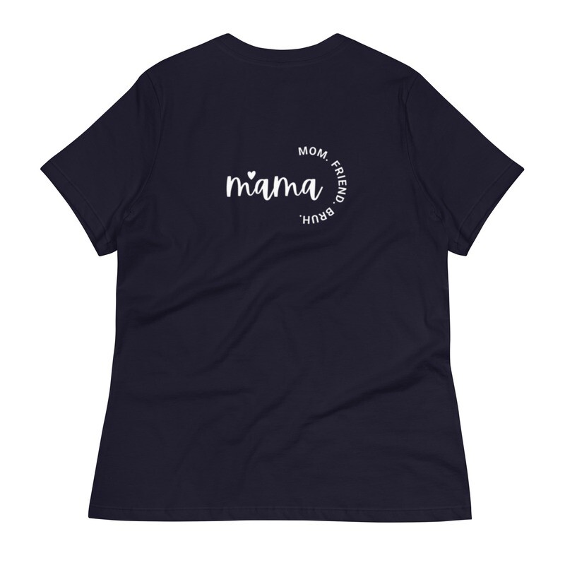 Women&#39;s Mom T-Shirt Back Logo