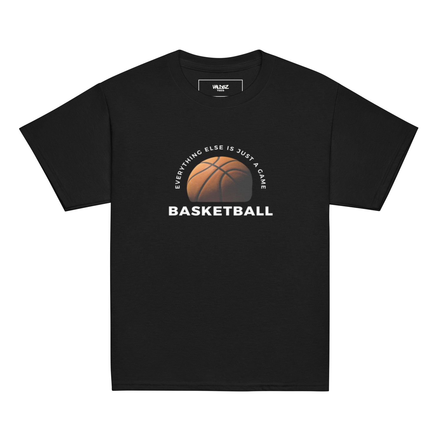 Youth basketball tee just a game