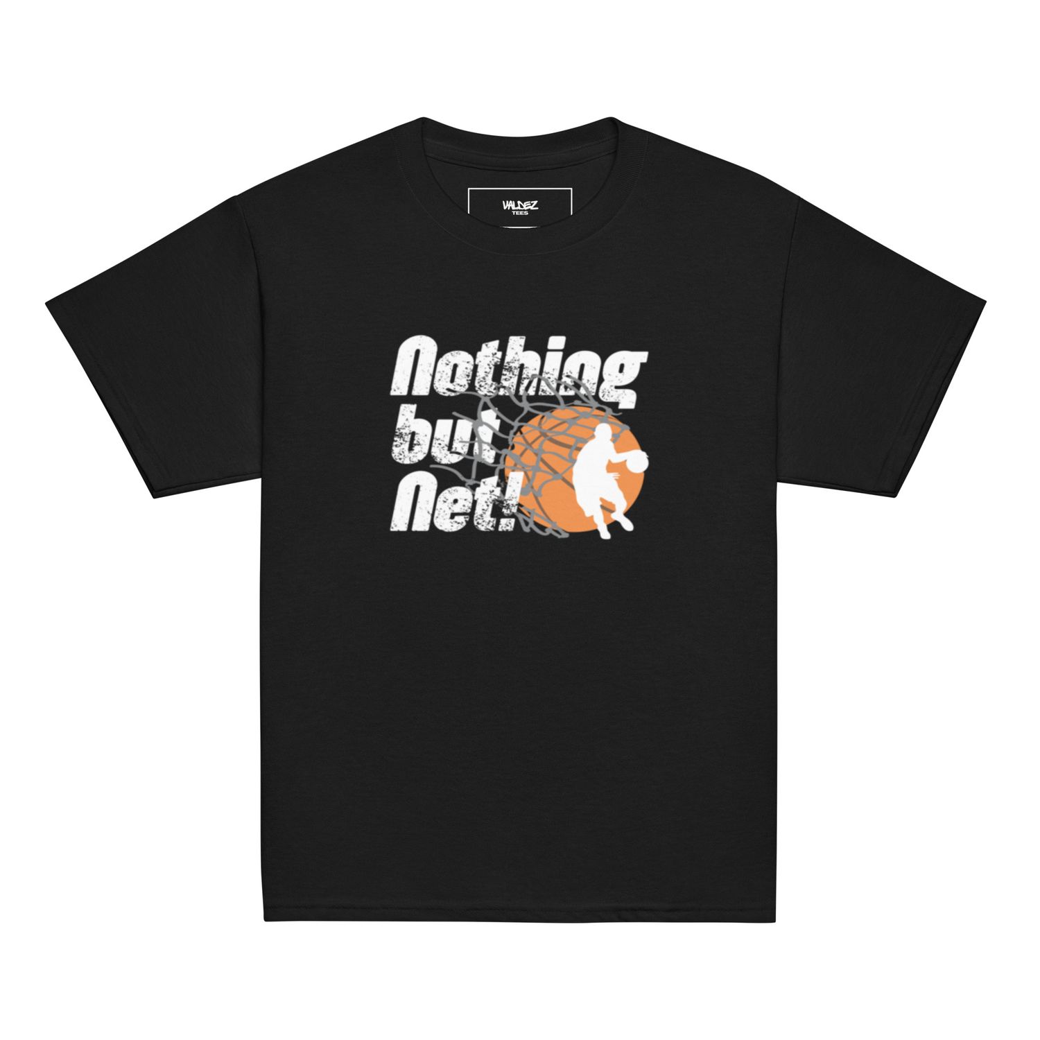 Youth basketball nothing but net tee