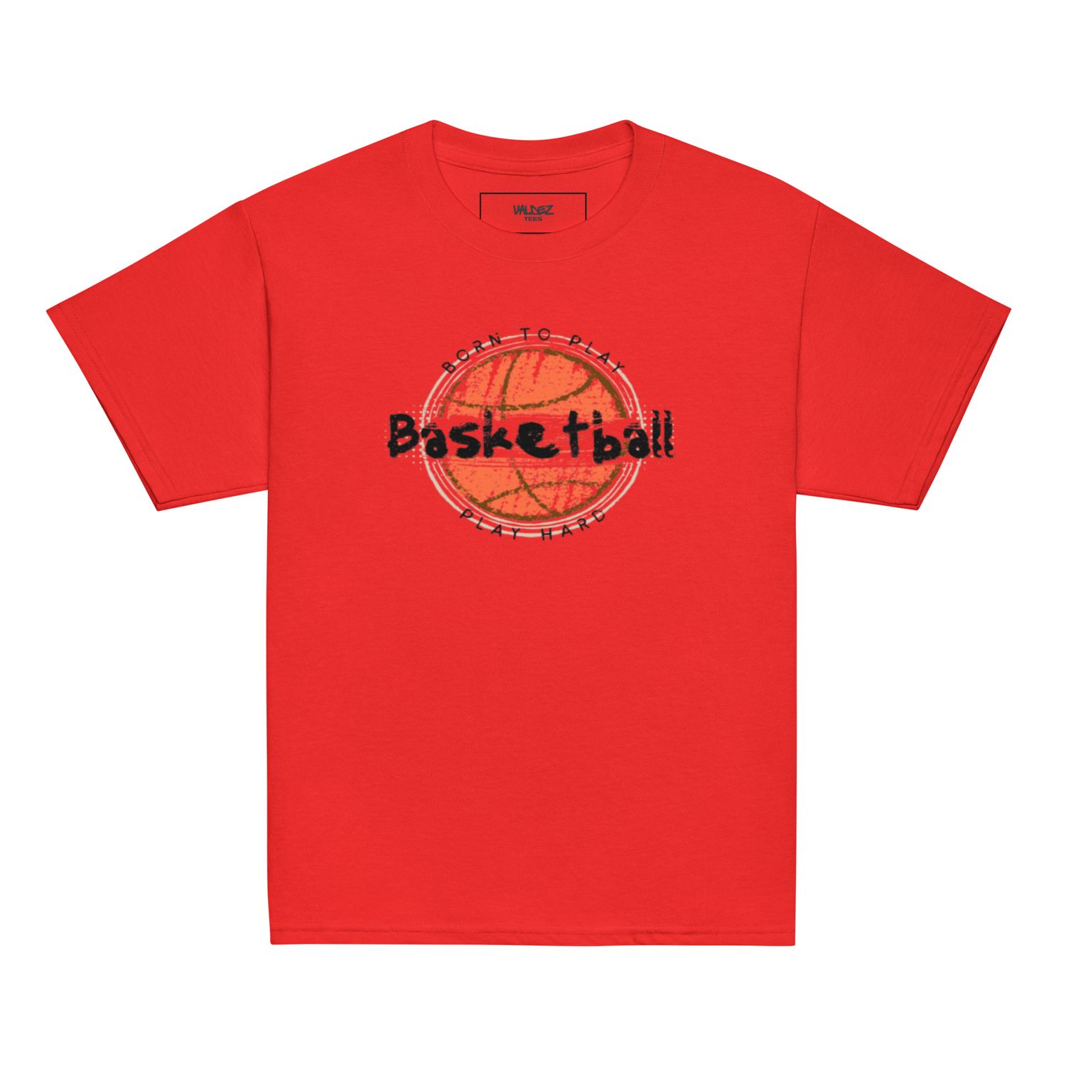 Youth basketball born to play tee