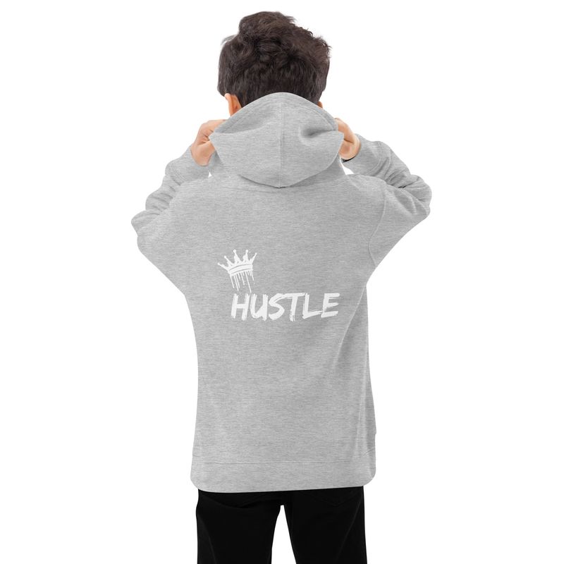 Kids fleece hoodie Hustle