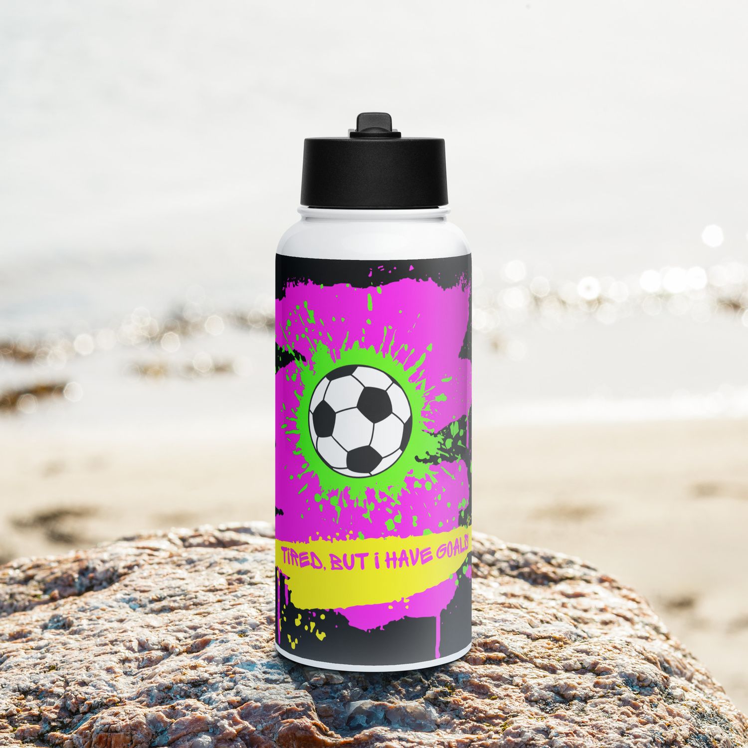 Stainless steel Soccer Water bottle