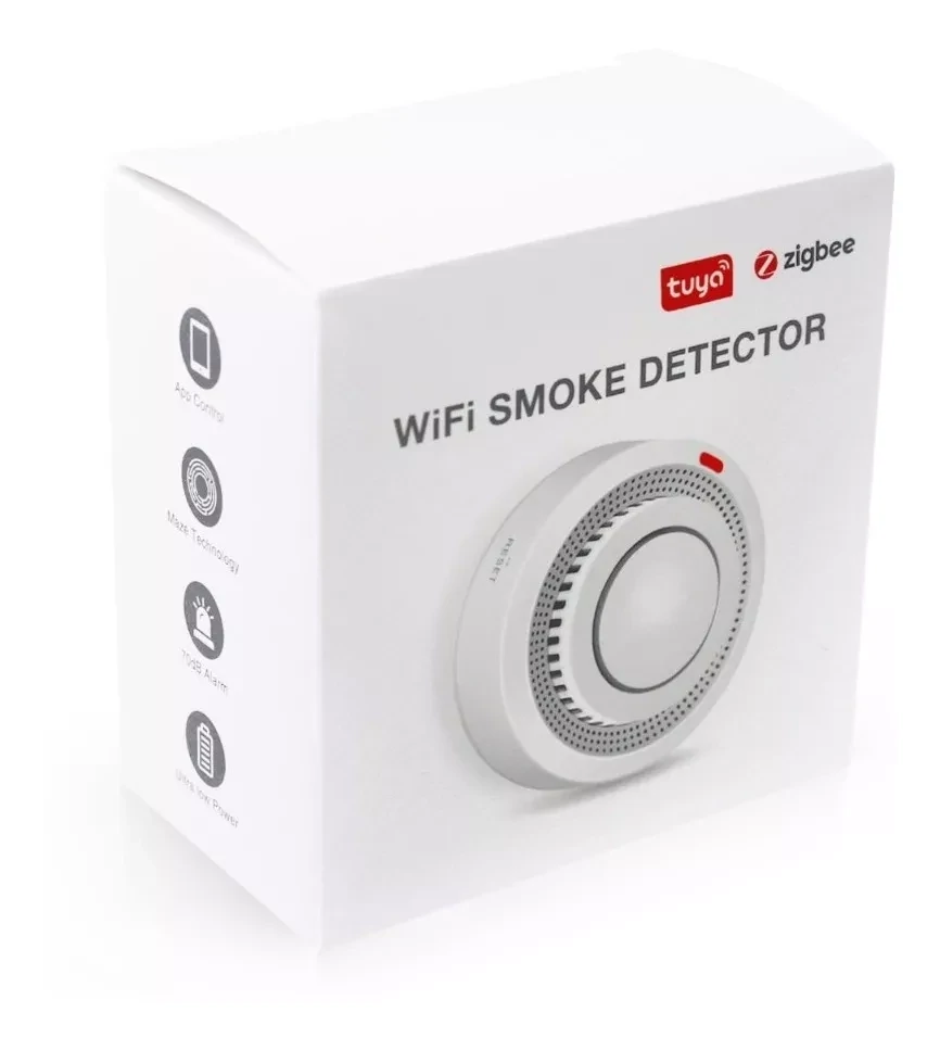 Sensor De Humo Inteligente Wifi App Tuya Smart