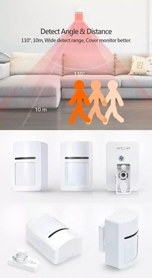 Sensor Pir Wifi Tuya Smart Distancia De Sensibilidad 10m