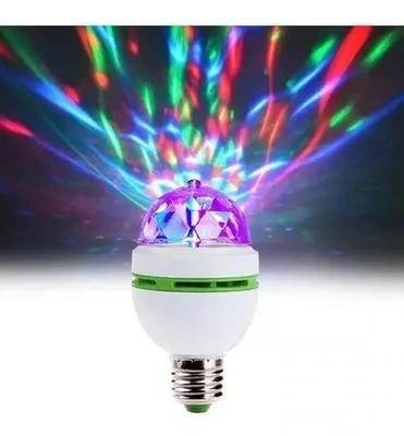 Lampara Rgb Giratoria Multicolor Led 3w Alta Calidad