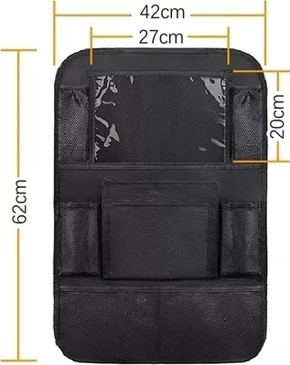 Soporte Organizador Trasero Asiento Coche 10 Bolsillos