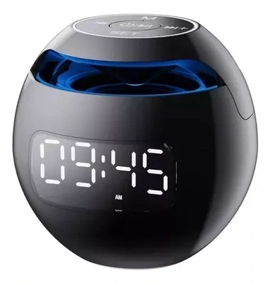 Parlante Despertador Kimiso Kms-k12 Redondo Usb/bt