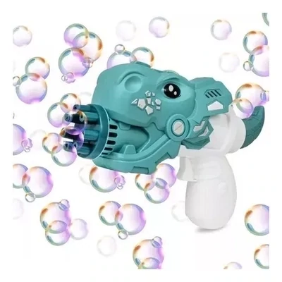Burbujero Pistola Ametralladora De Burbuja Diseño Dinosaurio