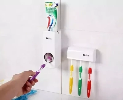 Organizador De Cepillos Y Dispensador De Pasta Dental