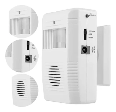 Timbre Con Sensor De Movimiento, Alarma Avisador, Calidad