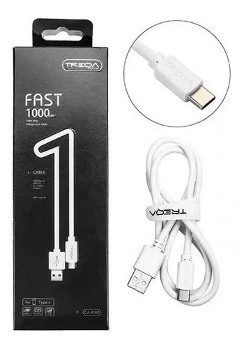 Cable Usb A Tipo C De 1 Metro Treqa Carga Rápida