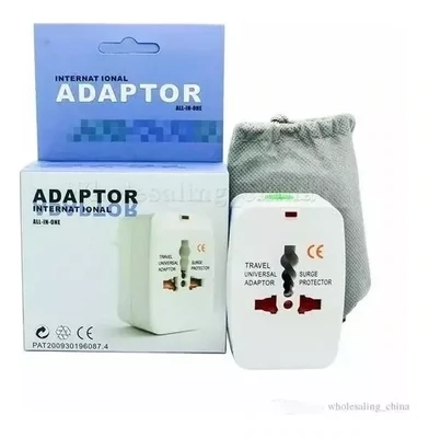Adaptador Universal Enchufe Ficha Compatible 6 Continentes