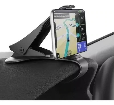 Soporte De Celular Para Auto Con Clip Calce Firme En Tablero