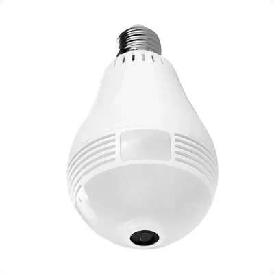 Cámara Lampara 360 Hd Luz Audio Graba