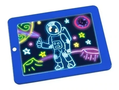 Pizarra Mágica Didáctica Infantil Tablet Led Niños 3d