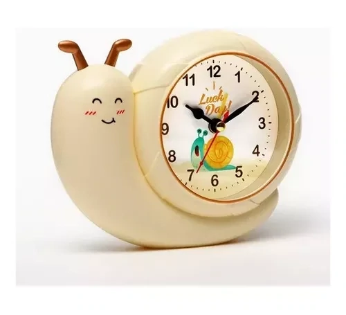 Reloj Despertador En Forma De Caracol De Mesa O Colgante Jta