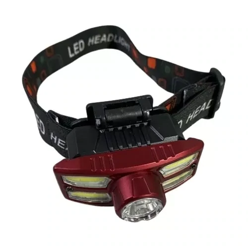 Linterna Minero 5 Led Recargable Potente Pesca, Caza