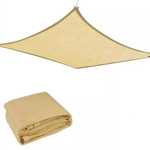Malla Toldo Rectangular 3mts X 4mts Color Beige Arena.