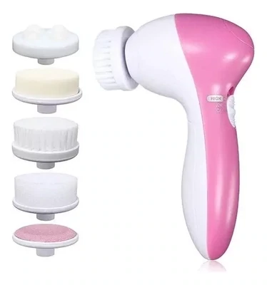 Cepillo Limpiador Facial 5 En 1 Masajeador Exfoliante