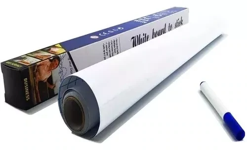 Vinilo Pizarrón Adhesiva Tiza Blanco Pizarra Decoración
