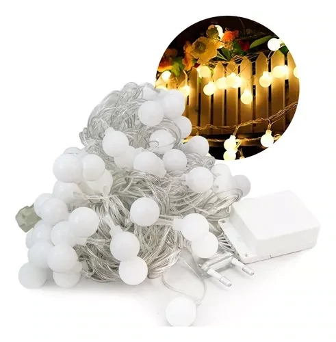 Guirnalda Luces Led Cálida Mini Lamparitas 10mts Decorativas