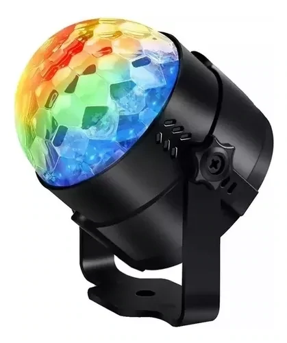 Media Bola Rgb Ch. C/movimiento Para Reuniones O Fiestas