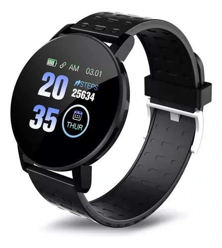 Smart Watch 119 Plus Notificaciones Whatsapp, Redes, salud
