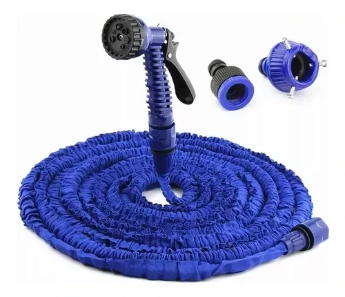 Manguera Retractil Expandible Hasta 15 Mts 100ft Con Puntero