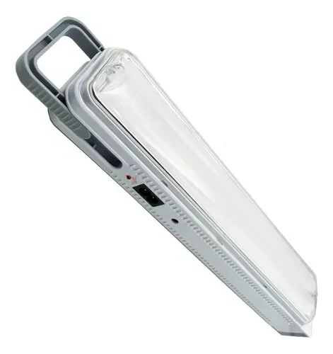Lampara Luz D Emergencia Recargable 2 Tubos Camping 46 Leds