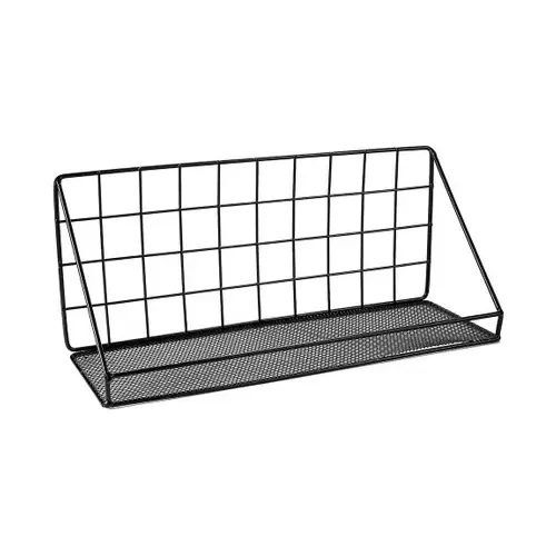 Estante Repisa Metálico De Pared Con Adhesivo Tipo Escuadra