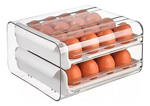 Recipiente Huevera Para 32 Huevos Hermética Premium