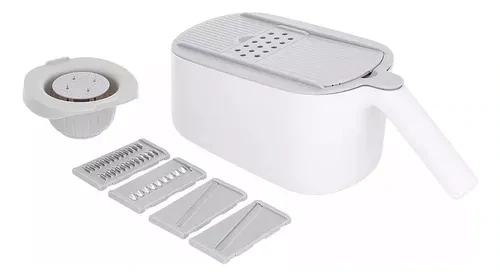 Rallador 6 En 1 Multifunción Rebanador Con Accesorios Cocina