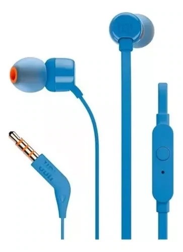Auriculares In-ear Jbl Tune 110 Manos Libre Jblt110 Azul