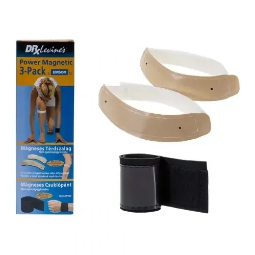 Set De 2 Rodilleras + Muñequera Magnéticas Rodilla Muñeca