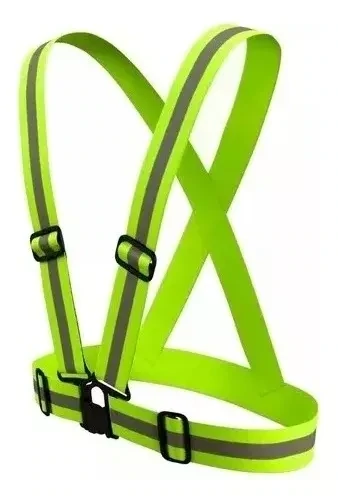 Chaleco Reflectivo Bandas Visibilidad Bici Moto Construccion