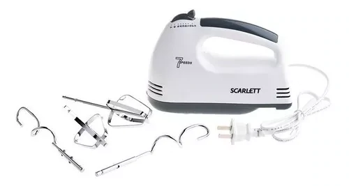 Mini Batidora Manual Scarlet 7 Velocidades Calidad