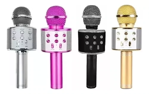 Micrófono Infantil Colores Bluetooth Usb Recargable