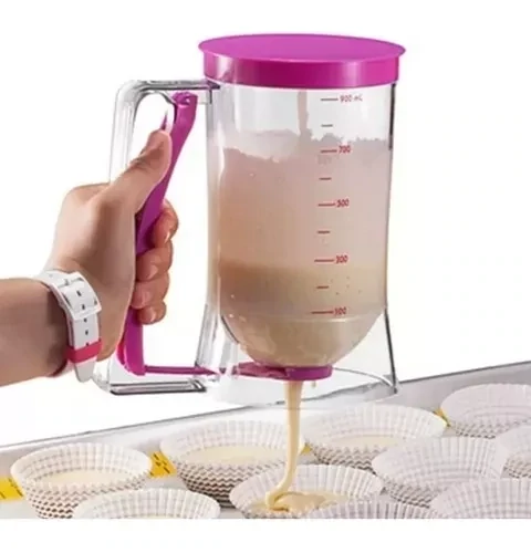 Dispensador De Mezcla Para Muffins, Cupcakes Galletas 900m