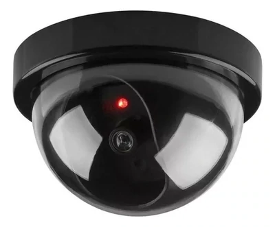 Camara Domo Falsa Exterior Seguridad C/ Led Intermitente