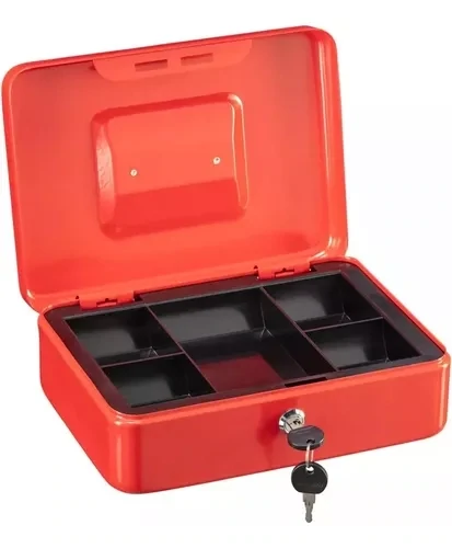 Diseño Clásico Con Llave Caja De Seguridad 30 X 24 X 9 Cm