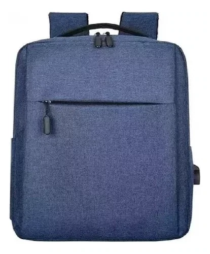 Mochila Con Usb Bolso Impermeable Anti Robo Porta Notebook ©