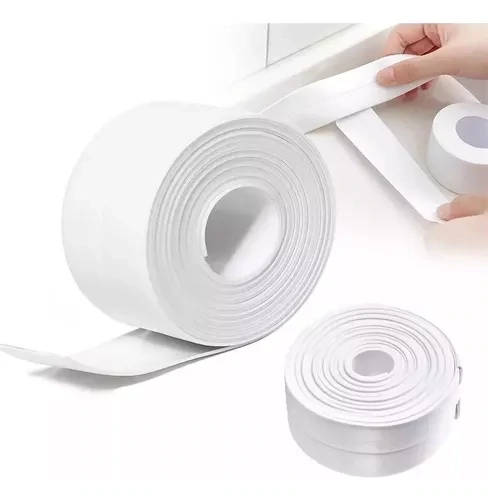 Cinta Adhesiva Pvc Cocina Ducha Pared Baño Impermeable